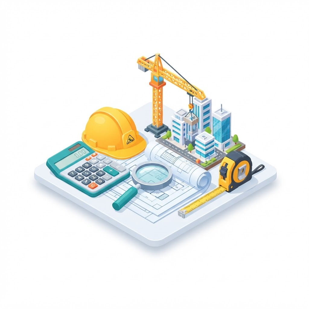 Illustration of construction cost estimation tools